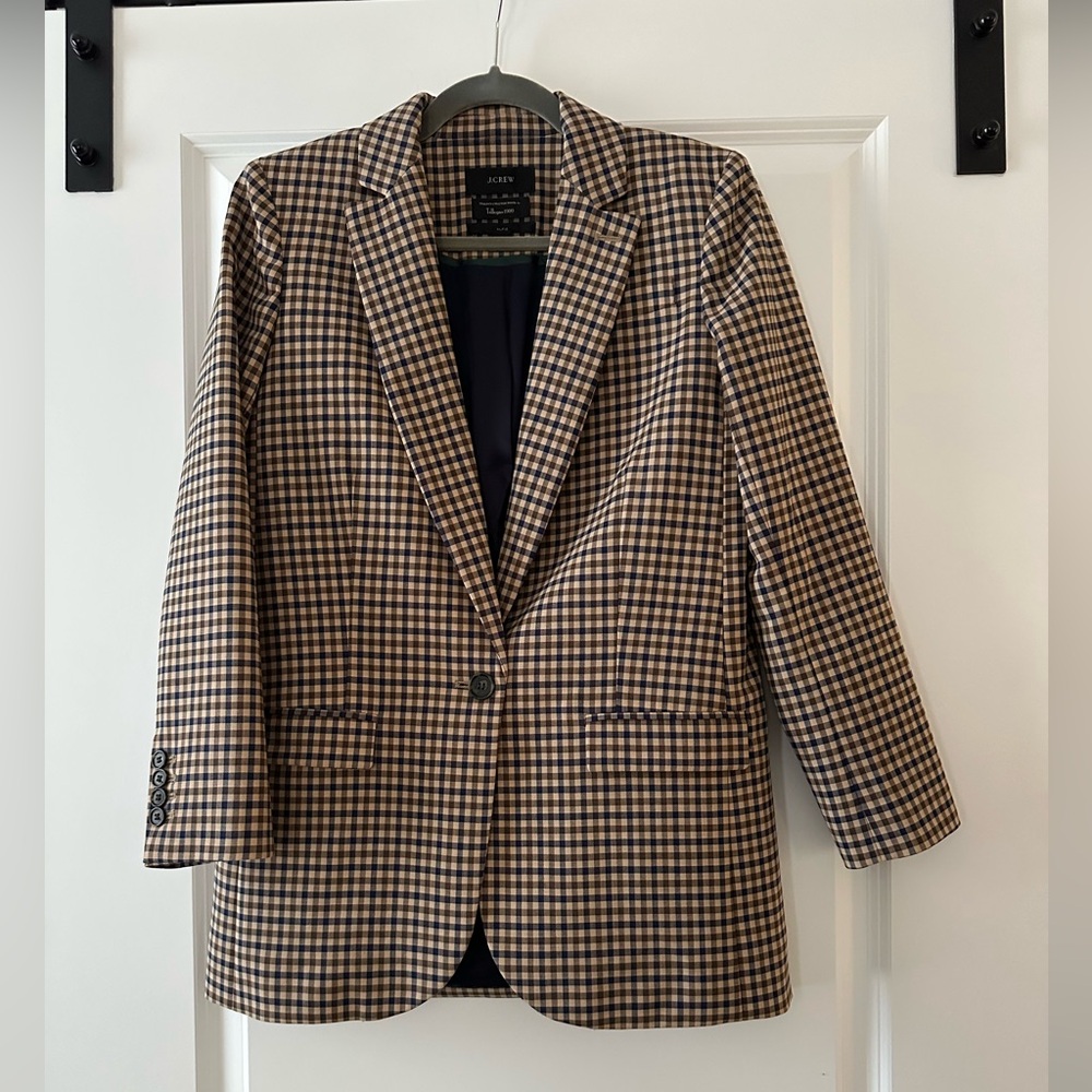 J. Crew Alfie wool blazer, size 0, like new - Picture 4 of 9